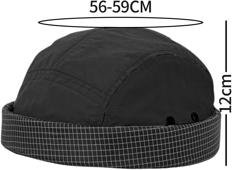 FASHIXD Retro Docker Cap - Quick Dry Sailor Hat with Vintage Stitching, Street Hip Hop Design for Men & Women Outdoor Style - Image 3